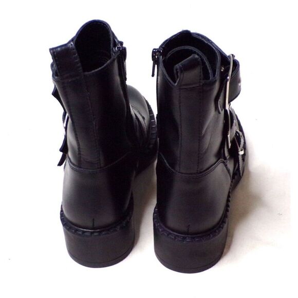 STEVE MADDEN Arlette Triple Buckle Moto Boots size 6 NEW without box - Picture 4 of 12